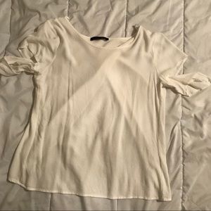 Shirt with Cut Sleeve